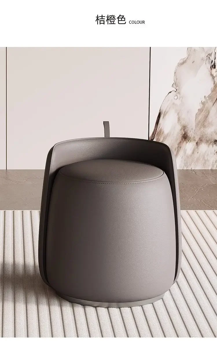 Luxury Minimalist Dressing Stool for Vanity Shoe Changing Living Room Seating & Footrest Versatile Multipurpose Stool