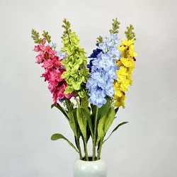 Big Artificial Hyacinth Violet flower branch fleurs artificielles for autumn fall home wedding decoration fake flowers wreath