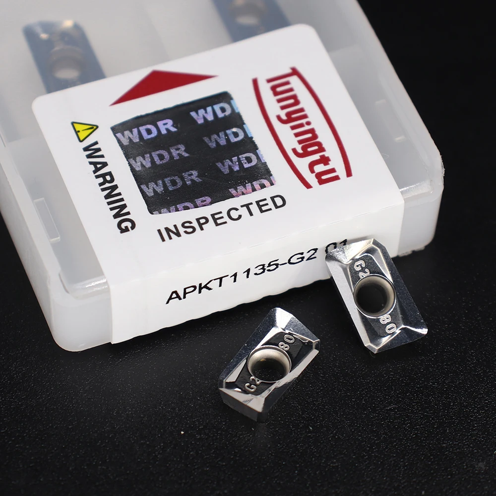 APKT1135 PDFR G2 01 herramienta de corte de inserción de fresado de aluminio CNC APKT 1135 insertos de torneado herramientas indexables