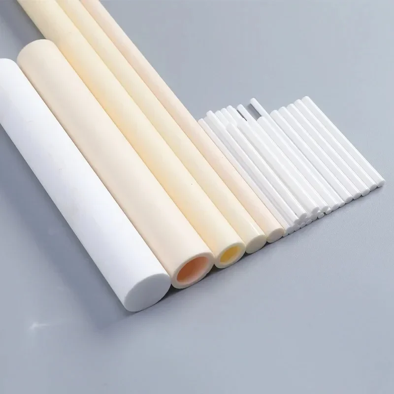 Solid Corundum Insulation High Temperature Resistance Stir Bar Alumina Ceramic Rod CUSTOMIZE OD 12mm to 20mm Length 100mm