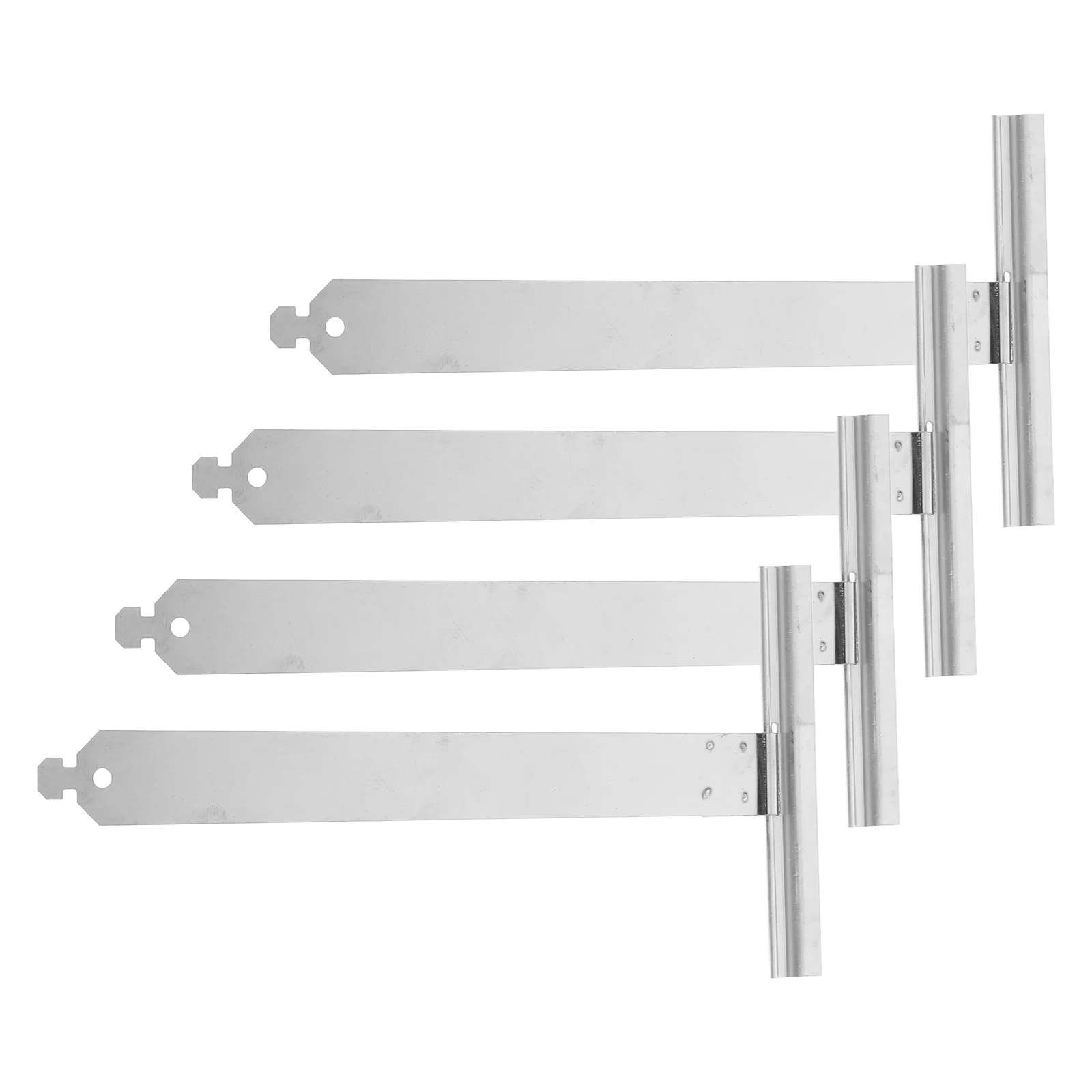 

4 Pcs Sunshading Aluminum Hook Spring Plate Roller Shutter Parts Repair Silver Stainless Steel Window Curtains Accessories