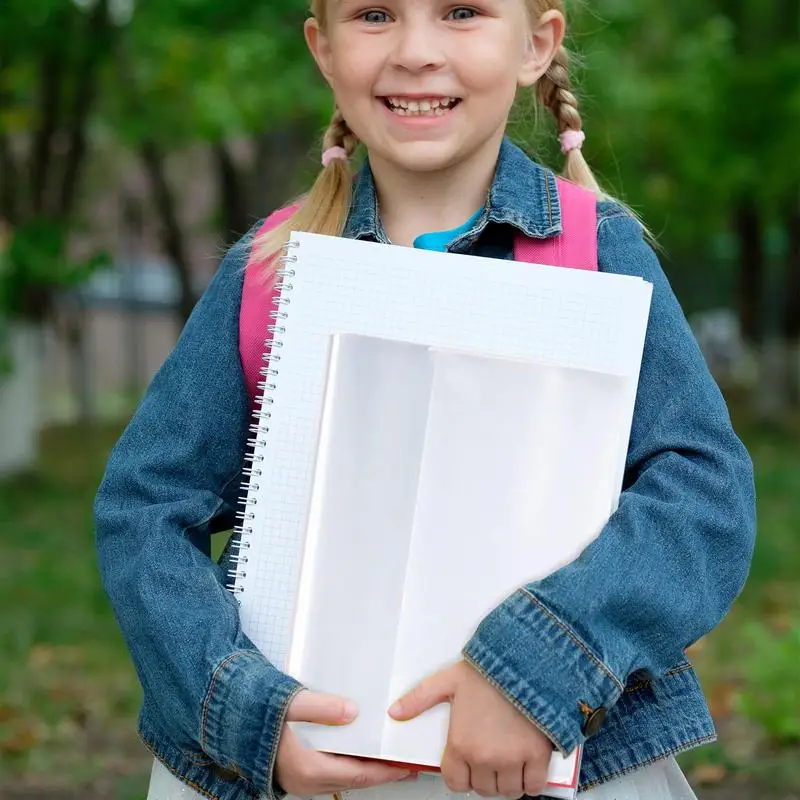 Boek Beschermhoes 10x Naslagwerken Doorzichtige Beschermhoes Herbruikbare Leerboekomslagen Voor Boeken Handboeken Naslagwerken