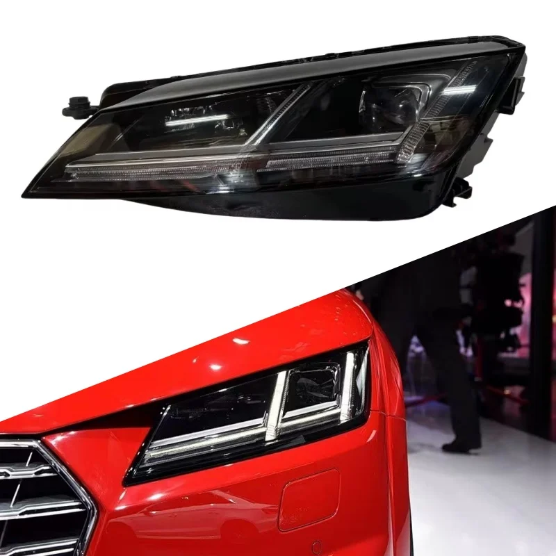 For Audi TT Headlight 2015-2018 Audi TTS Headlights TTS TTRS Headlight Full LED Headlight Assembly 8S0941033C 8S0941034C 11 PIN