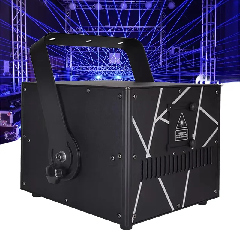 8W RGB Animated Laser Party Professional Laser Beam Disco Projector Stage Laser