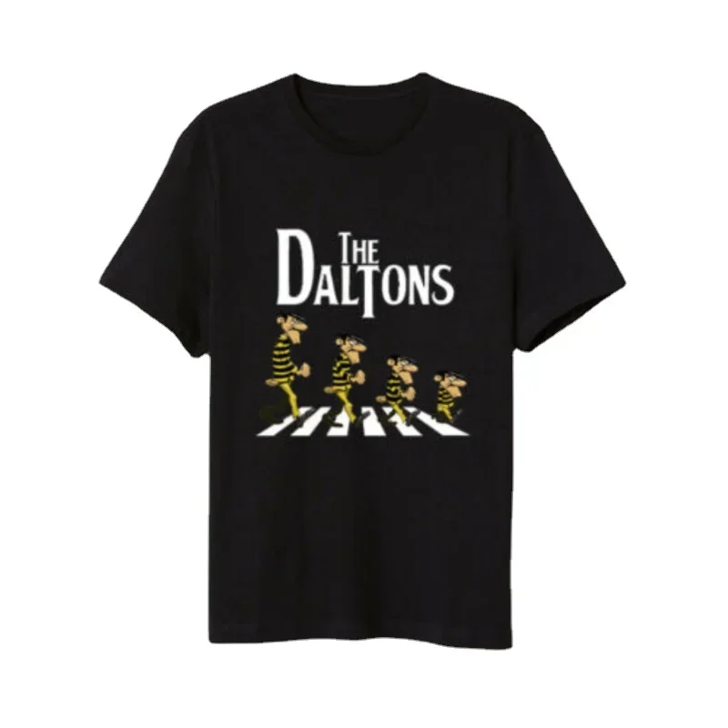 Funny The Daltons Abbey Road Lucky Luke Mens T-Shirt. Summer Cotton Short Sleeve O-Neck Unisex T Shirt New S-3XL