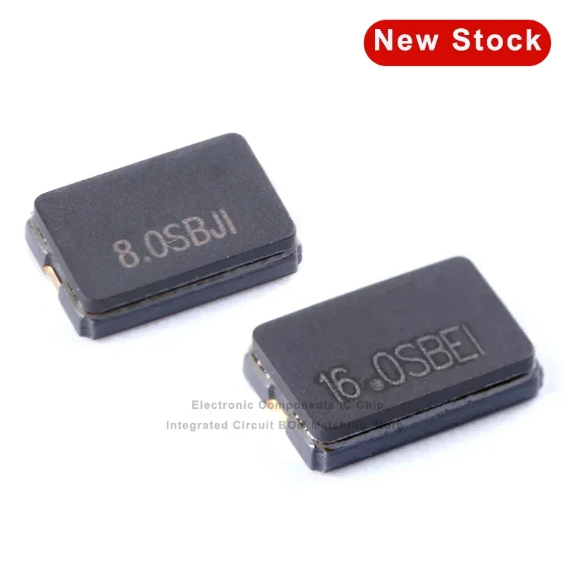 100pcs 8MHZ 10MHZ 11.0592MHZ 12.000MHZ 13.56MHZ 16.000MHZ 20.000MHZ 24.000MHZ 8.000MHZ 2Pin 5032 smd quartz resonator Crystal