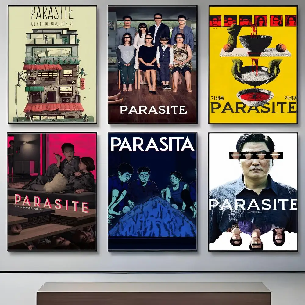 Movie P-Parasite Poster Crease Free Waterproof Durable All Space Wall Decor