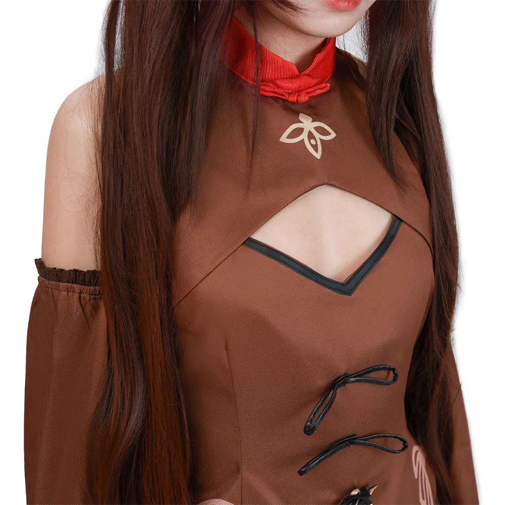 Anime Game Genshin Impact Cosplay Costume donna Hutao outfit femminile Halloween Role Play Cute Zombie Clothing