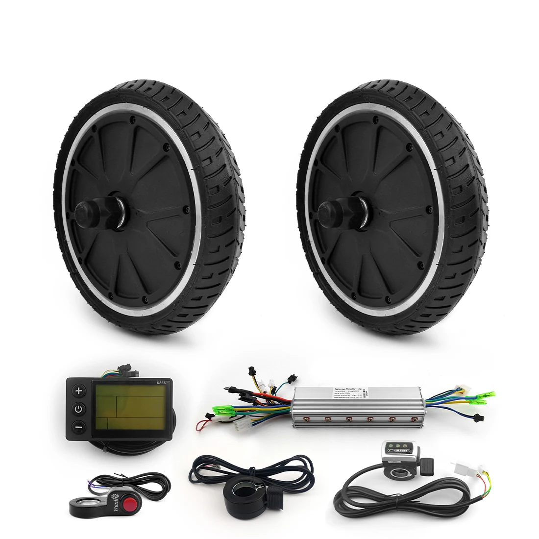 

8" Tire 24V 36V 48V 250W Dual Drive Electric ATV Scooter Cart Motor Kit With Controllers
