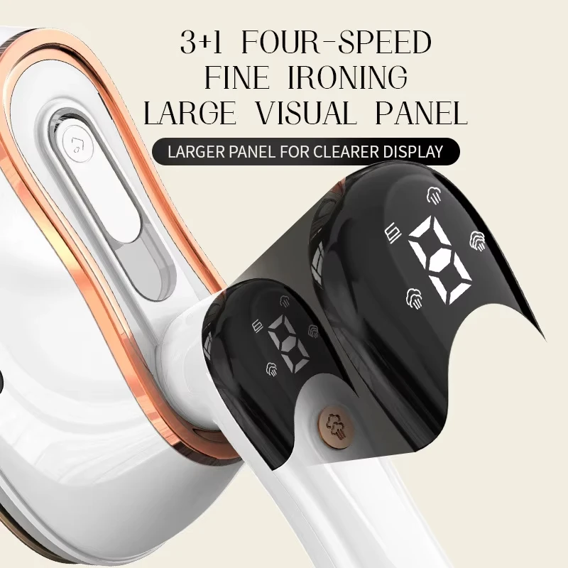 1200 واط الكهربائية الحديد يده البخار الحديد طوي آلة تنظيف الملابس بالبخار الطاقة المحمولة 4 سرعة باخرة شاشة تعمل باللمس الروتاري