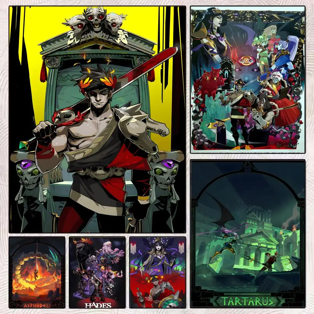 Poster Art poster movie mural family childrens room wall decoration print Gift Action RPGs Legend H-Hades
