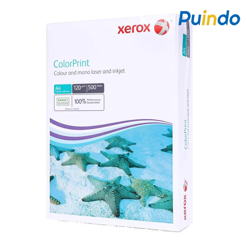 Xerox ColorPrint Color และ Mono laser และ inkjet A4 Copy Paper กระดาษซ้ํา 500 แผ่น