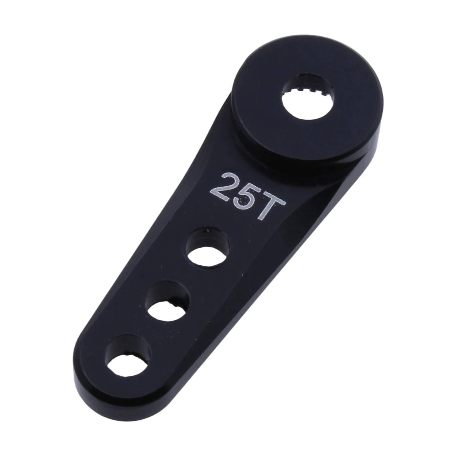 HobbyPark 25T Metal Aluminum Servo Horn Single-Sided Steering Arm for 1/10 1/8 RC Car On-Road Off-Road Buggy 2Pcs