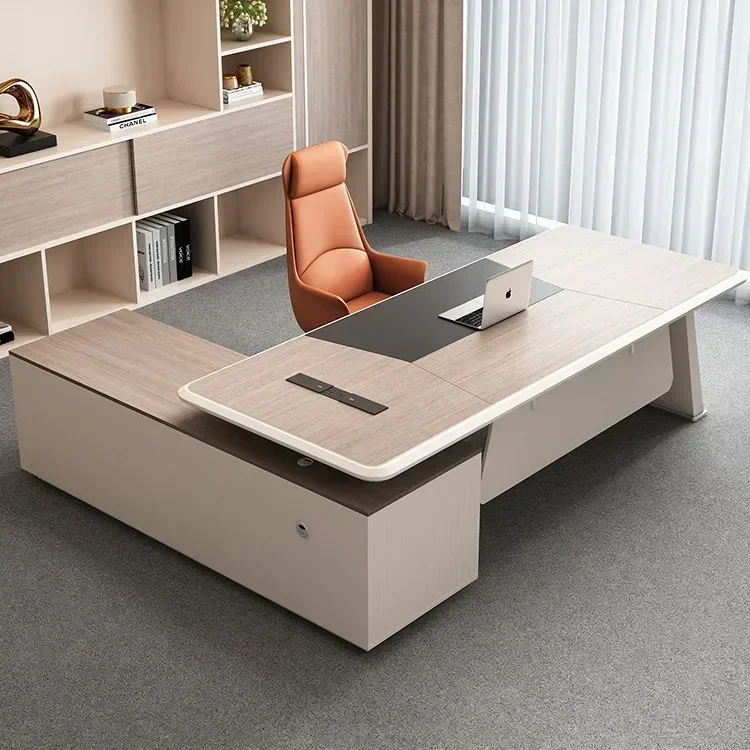 

Прочный стол Boss премиум-класса, простой современный компьютерный стол и стул для президентского офиса