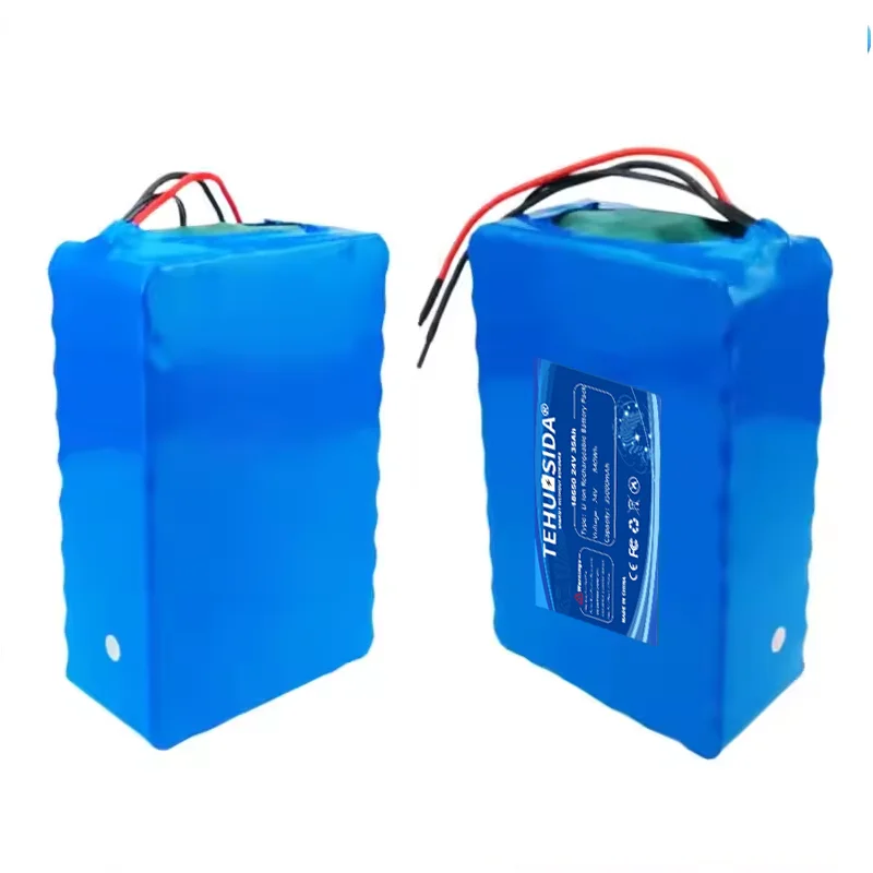 24V35000mAh 18650-7S10P Li-ion Rechargeable Battery Pack with Built-in BMS Suitable for Power Tools and Electric Scooters