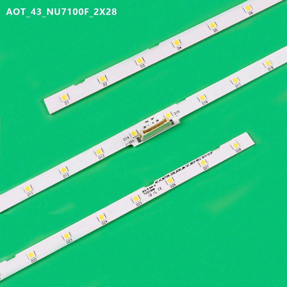 LED backlight strip for AOT_43_NU7100F UE43RU7179U UE43NU7090 UE43RU7100 UE43NU7199U UN43NU7090F UE43NU7200U