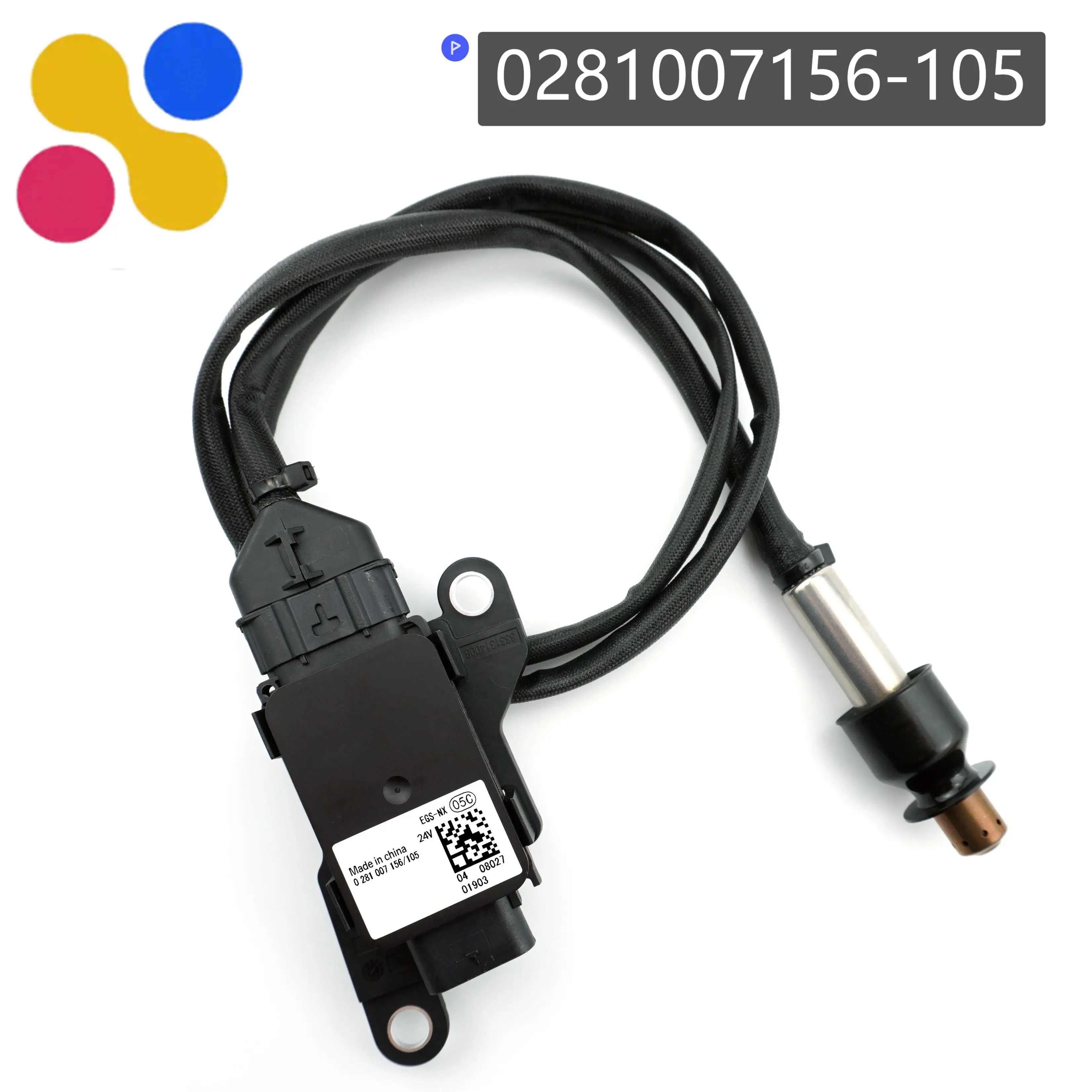 

Nox Sensor 0281007156-105 High Quality Nitrogen Oxide Sensor for BOSCH 24V Sensor NOx 0281007156105