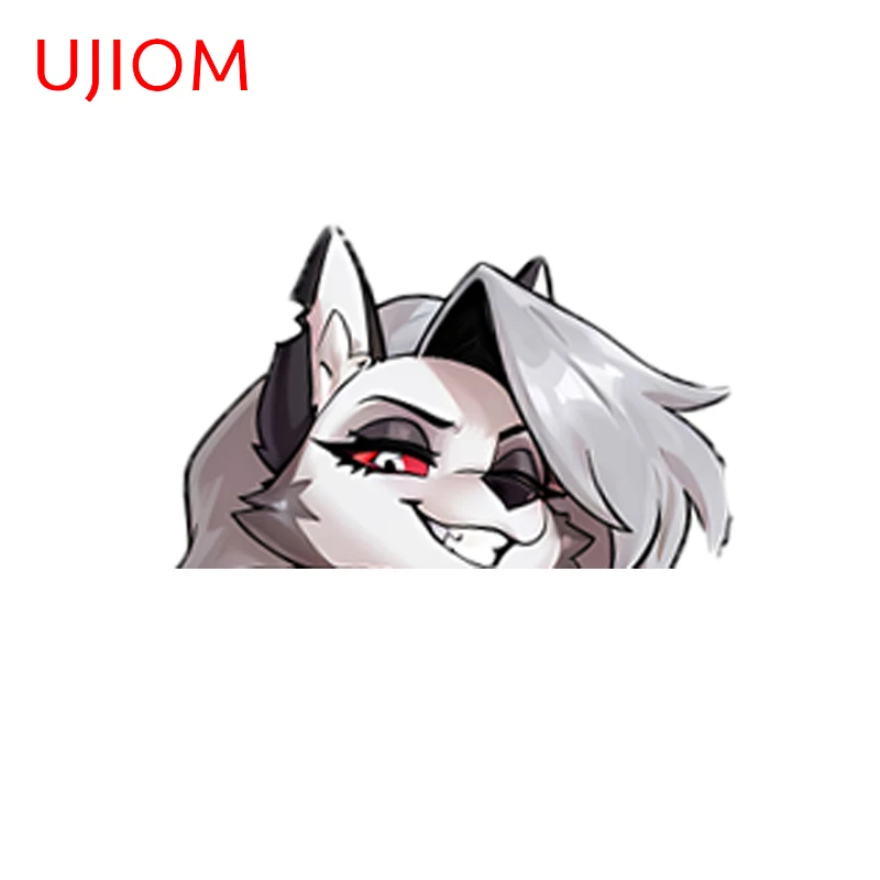 UJIOM Loona Anime Peripheral Graphics Wall Sticker Artistic Eye Catching Unique Scratch Proof Decal Wardrobe Vestibulec Decor