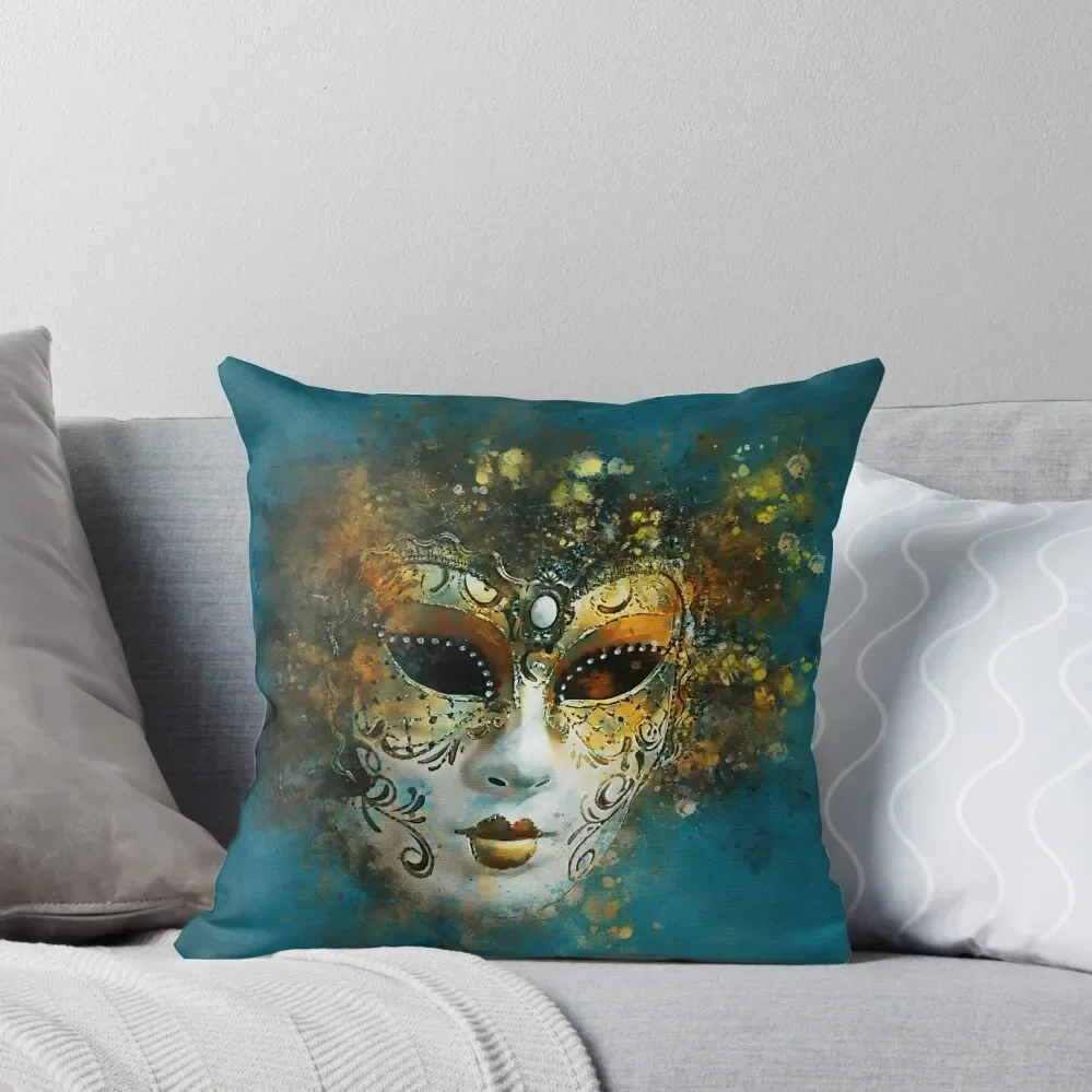 

Venice Carnival Mask 17 Throw Pillow Luxury Living Room Decorative Cushions luxury decor Sofa Covers For Living Room pillow