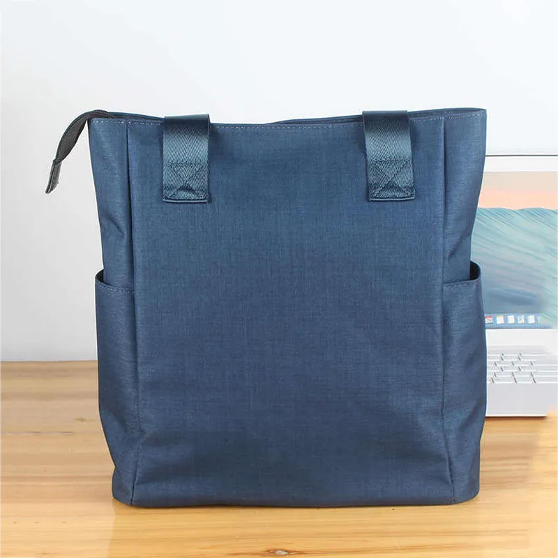 Shopping Bag Unisex Handbags Briefcase Canvas Shoulder Bag Documents Large Capacity Tote Laptop Bag Crossbody Vintage Travel Bag