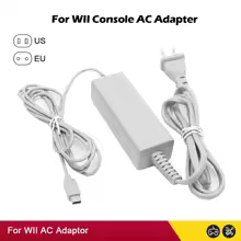 EU/US Plug Power AC Adapter for Nintendo Wii U Console Charging Supply Cord for Nintendo Wii U Remote Controller Wall Charger