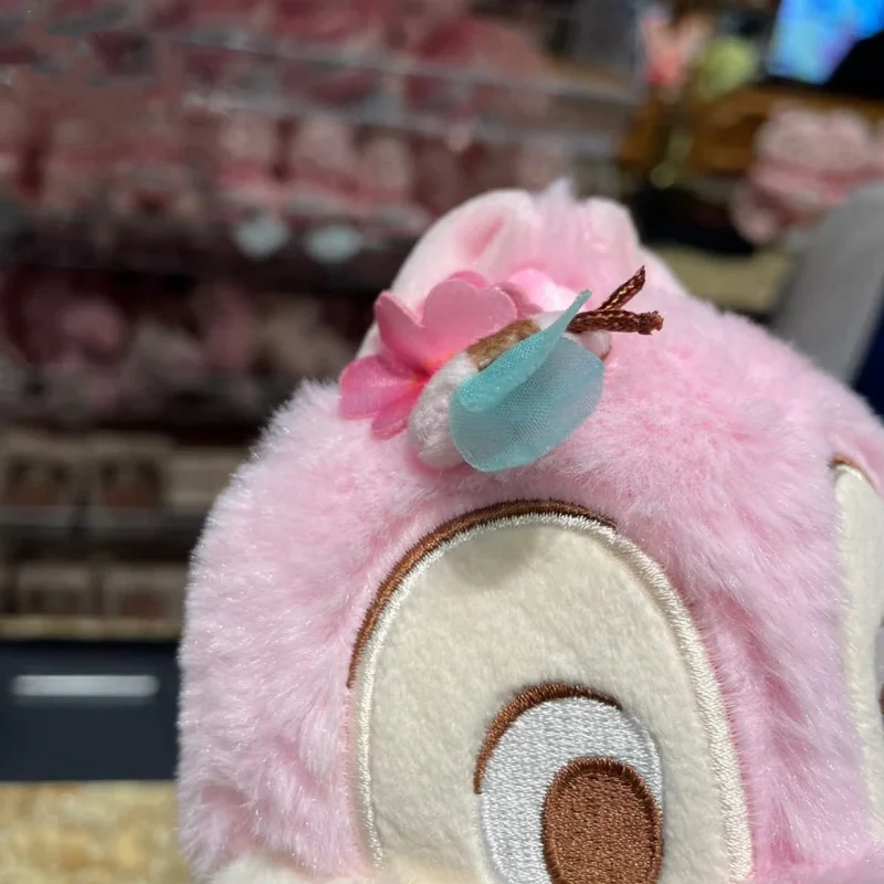 Shanghai Disneyland Pink Cherry Blossom Chip 'n' Dale Cute Plush Doll Toy Valentine's Day Gift for Girls Birthday