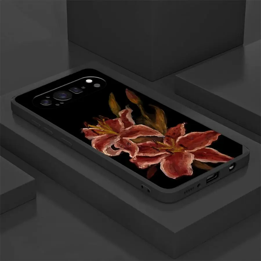 Funda Phone Cover Case for Google Pixel 10A 8a 6a 6 7 8 Pro 7a 9a 10 9 Pro XL Lily Orchid Flower Print view 3