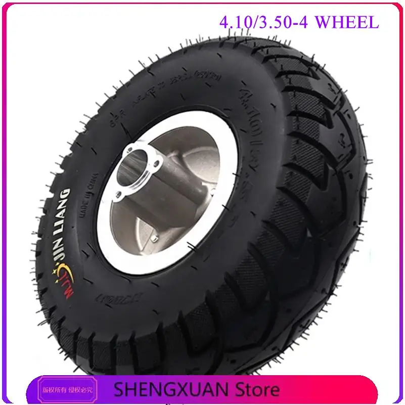 High quality 4.10/3.50-4 inflatable tire inner tube outer tire suitable for skateboarders pushing carts wheels