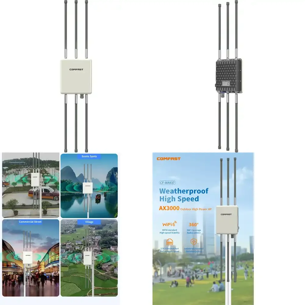 Comfast CF-WA937 for OpenWrt 5.8GHz Dual Band 3000Mbps Outdoor Antenna Router WiFi AP Wireless AC Access Point Long Range