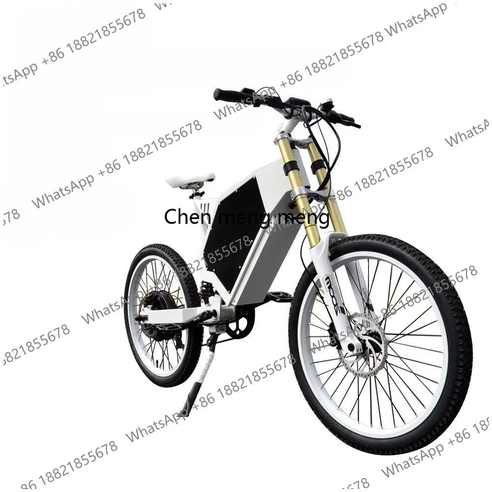 Electric Bicycle with 2000w-8000w Motor Power 12000w Max 72v Lithium Battery Single Speed Steel Frame Material