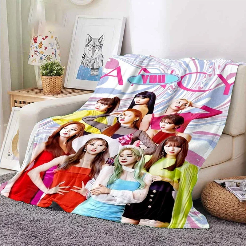 Kpop Group TWICE Nayeon Soft Plush Blanket, Flannel Blanket Throw Blanket for Living Room Bedroom Bed Sofa Picnic Cover