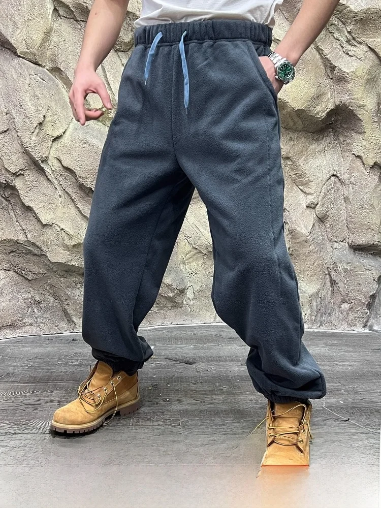 

Trendy Outdoor Men's Fce Thermal Windproof Warm Straight Leg Pants Self-Heating Polyester Fiber Youth Autumn Season