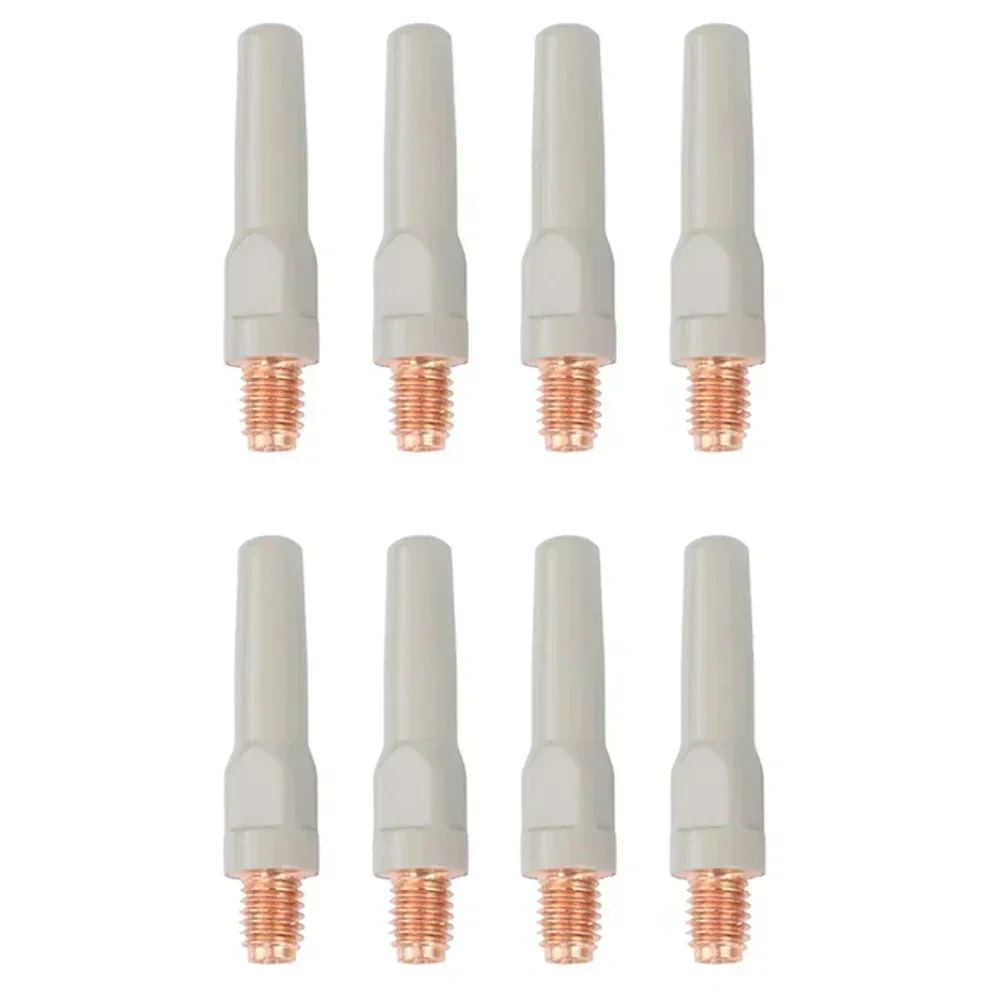 

8PCS Non-Stick Coating Welding Tips Welding Torch Conductive Tips For 15AK Mig Welder Welding Consumable Accessory 40x1.0mm