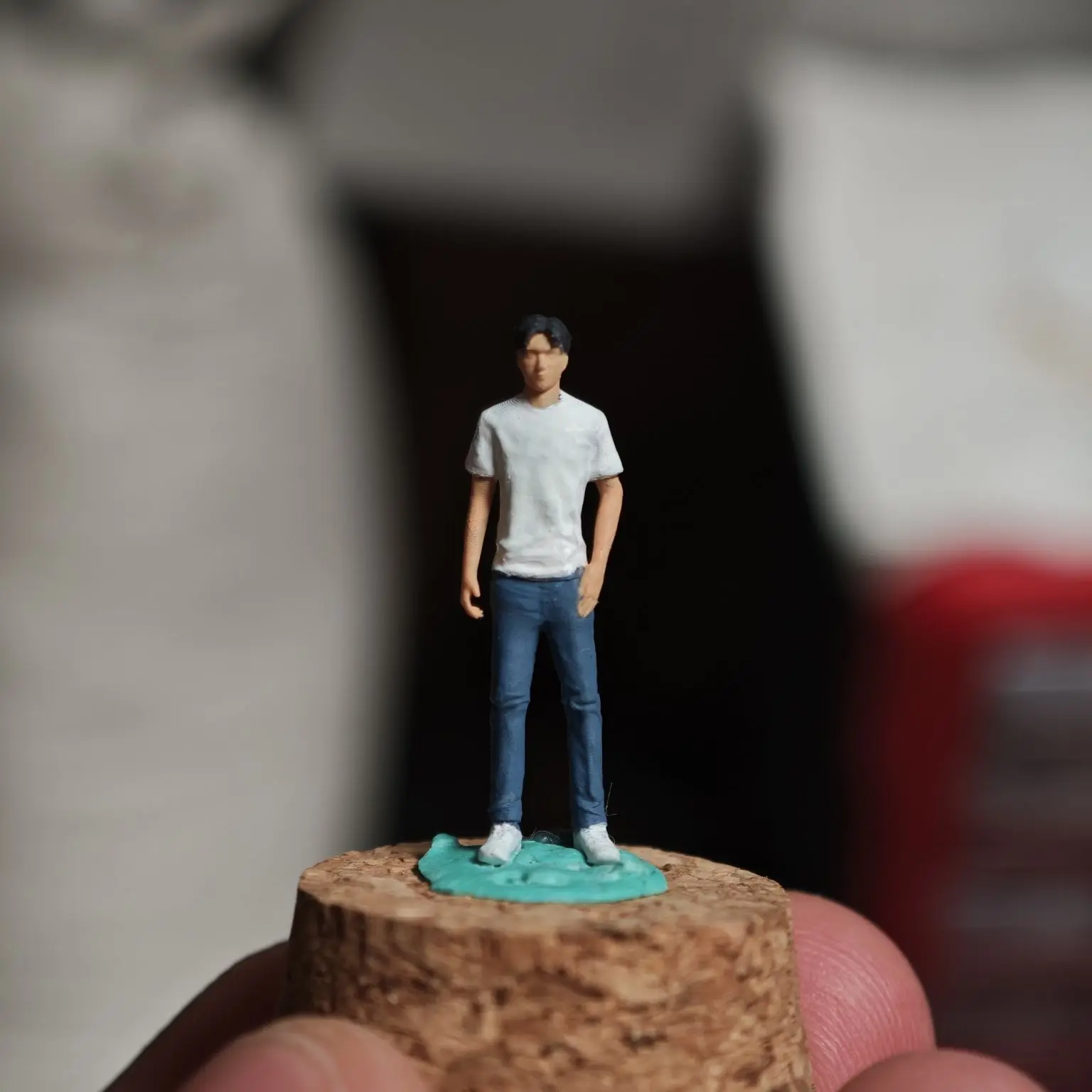 1/64 Hars Miniatuur Scène Beeldje Ornament Automodel Diorama Initial D