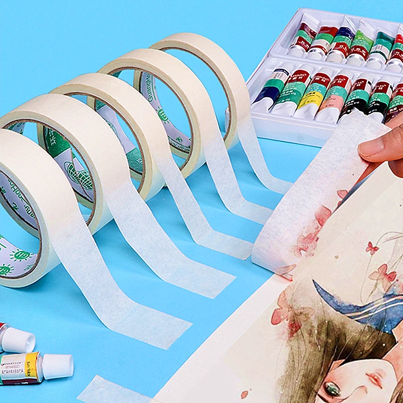 Masking Paper Tape Paper Tape Painting Special Sketch Seamless Color Separation Paper Spray Hand Tearing Edge Strip Art Supplies