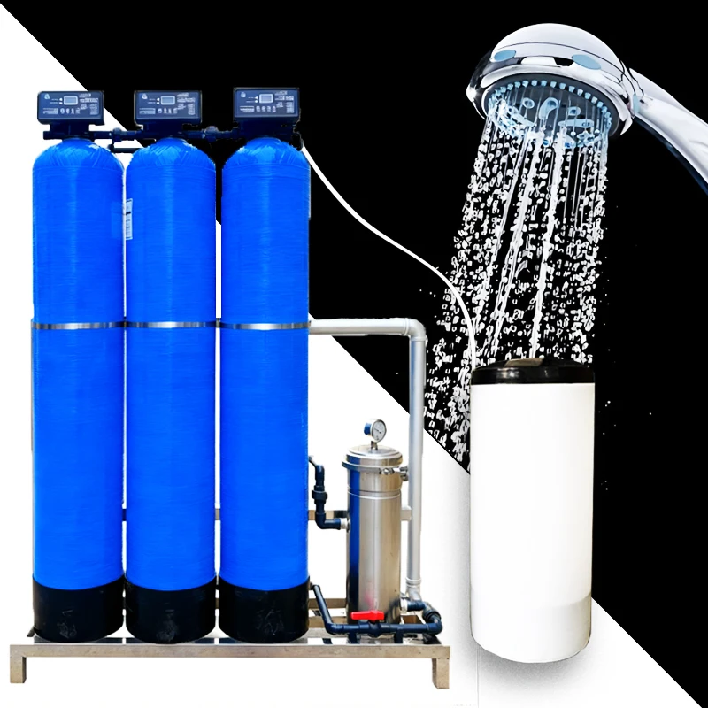 Whole-house Water Softener With Sediment Filter Activated Carbon (Odor & Chlorine) 1000L/Hour Home Use & Manufacturing Plant