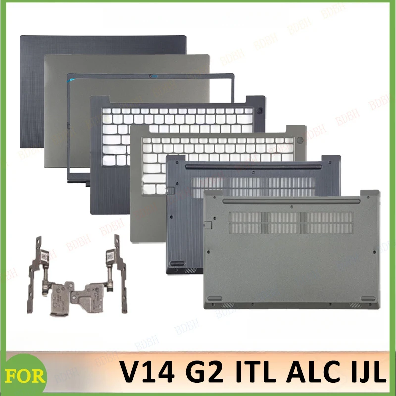 BDBH New Repair Part For V14 G2 ITL ALC IJL LCD Back Cover Front Bezel Palmrest Bottom Case Notebook Parts Repair Replace 14inch