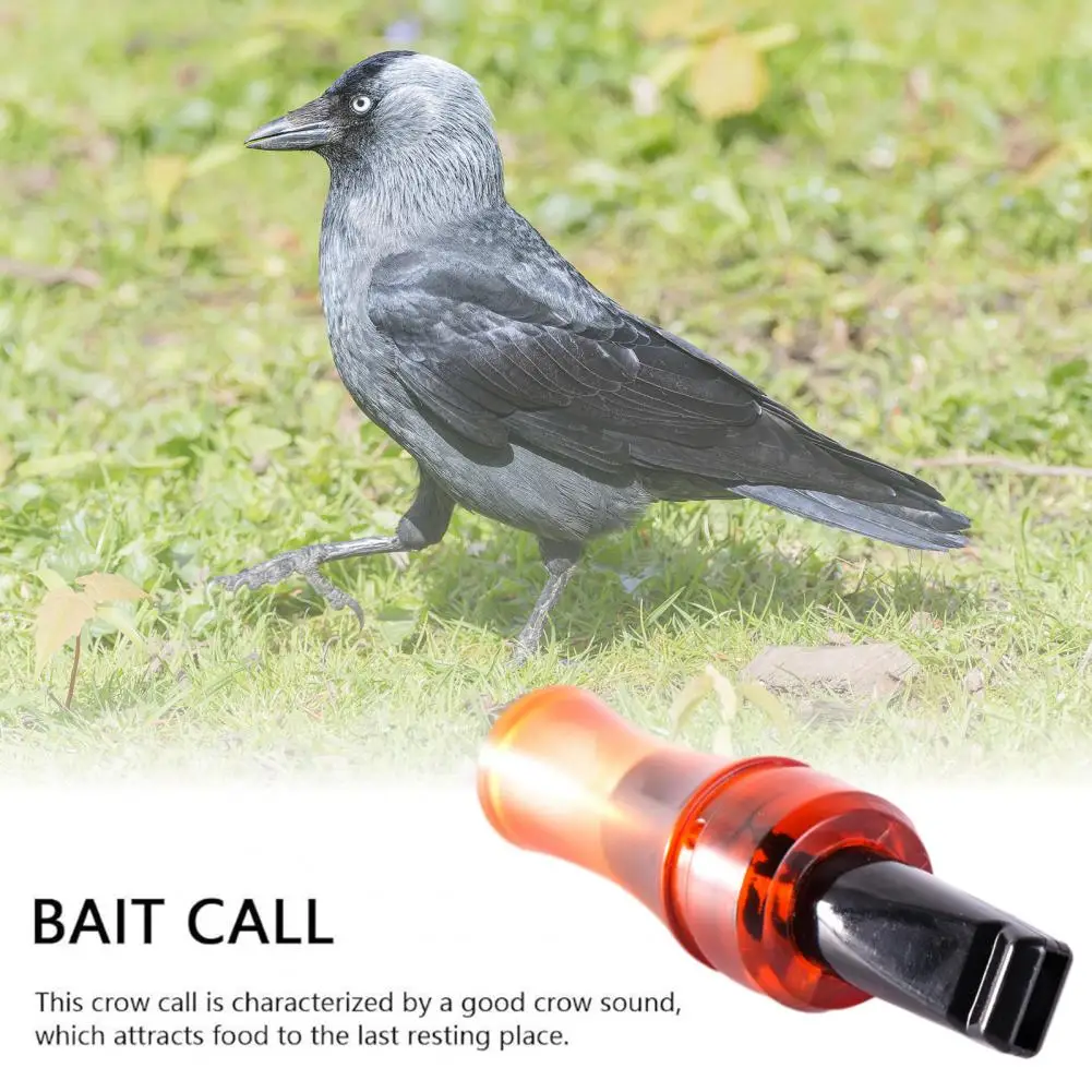 Allure Crow Whistle Compact Crow Hunting Whistle with Realistic Sounds Easy to Use Portable Luring for Hunters for Effective