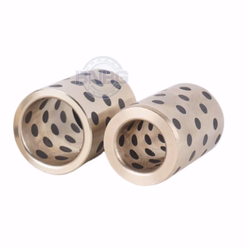 2PCS Bronze Bushing OD6 7 x ID 4 5 mm Graphite Copper Sleeve Oil-free Bearing Liner Copper Alloy Motor Pump Self-lubricating