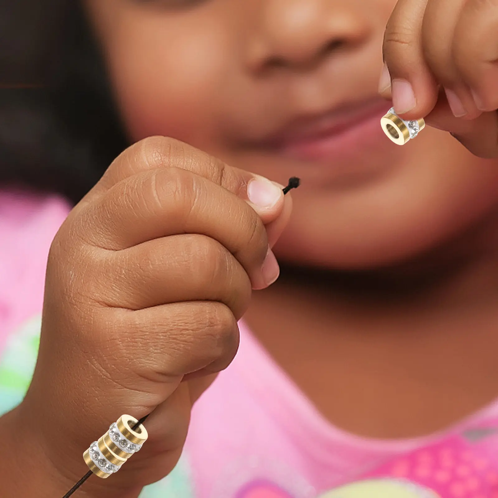 

10Pcs Stainless Steel Spacer Beads Metal Jewelry Spacer Beads DIY Necklace Bracelet Making Accessories Metal Bead