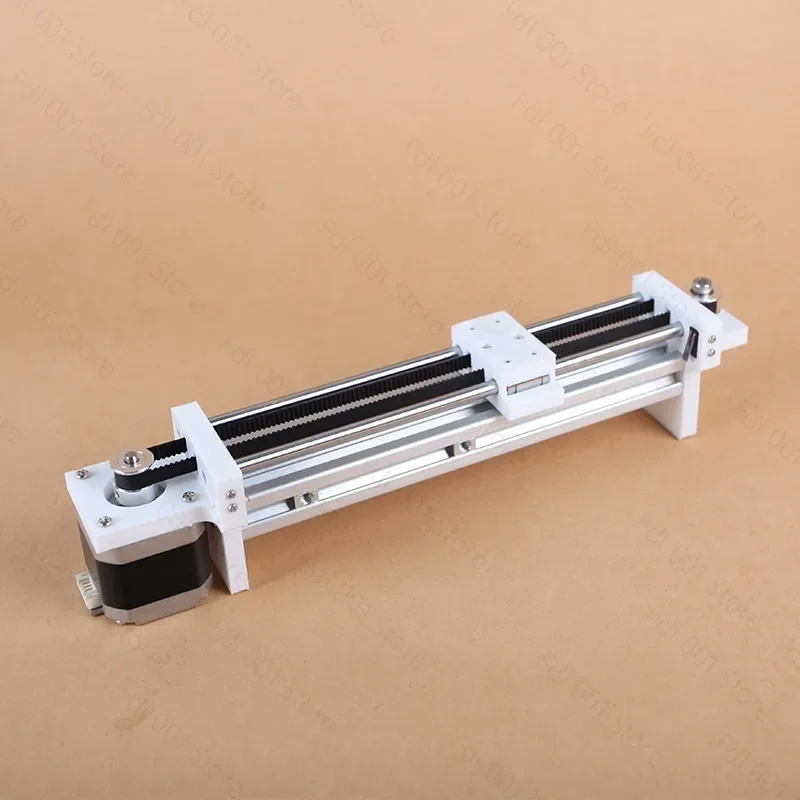 200mm linear slide table synchronous belt double bearing guide rail slide table stepper motor linear slide table