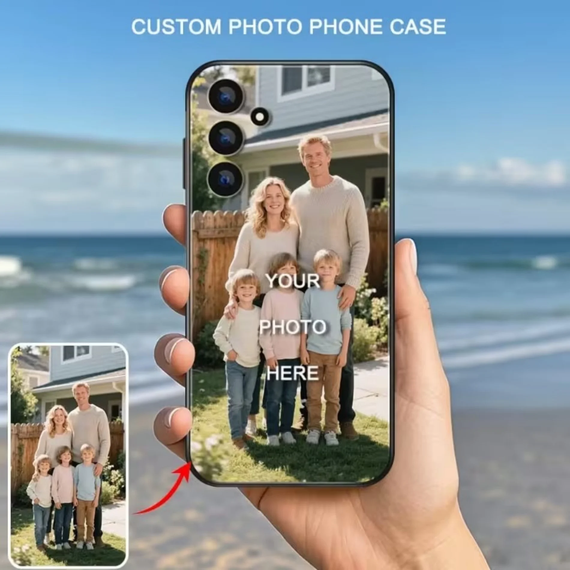 For Samsung Galaxy S26 S24 S23 S22 S21 S20 Ultra S10 Plus FE 5G S25 Edge Case DIY Customized Your Favorite Life Photo Soft Cover