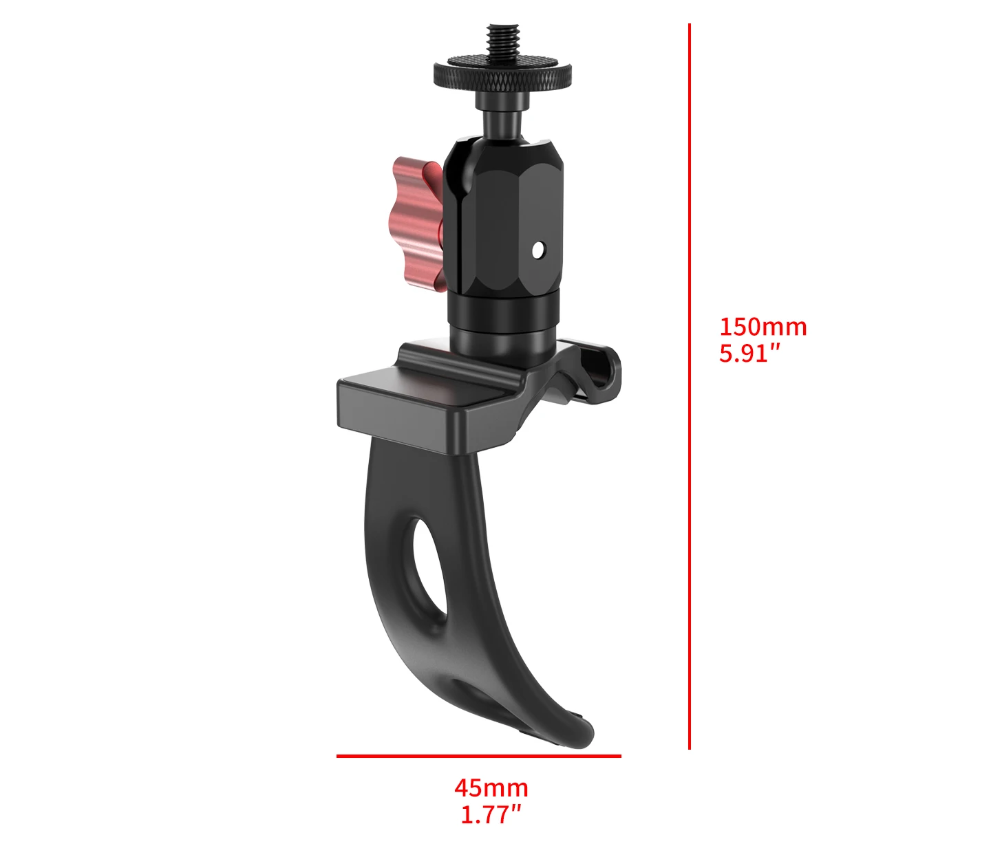 Fahrrad- und Angelkamera-Gurtbefestigung Flexibler Silikon-Klemmhalter 22-38mm Klemmbereich für DJI Osmo Pocket 4P 4 3 Insta360 Luna Ultra Gimbal – Detail 15