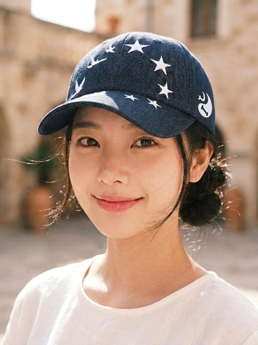 女性用野球帽韓国スタイル夏の日焼け防止顔痩せ効果のある通気性のあるカジュアルレトロ折りたたみ式オールシーズン帽子