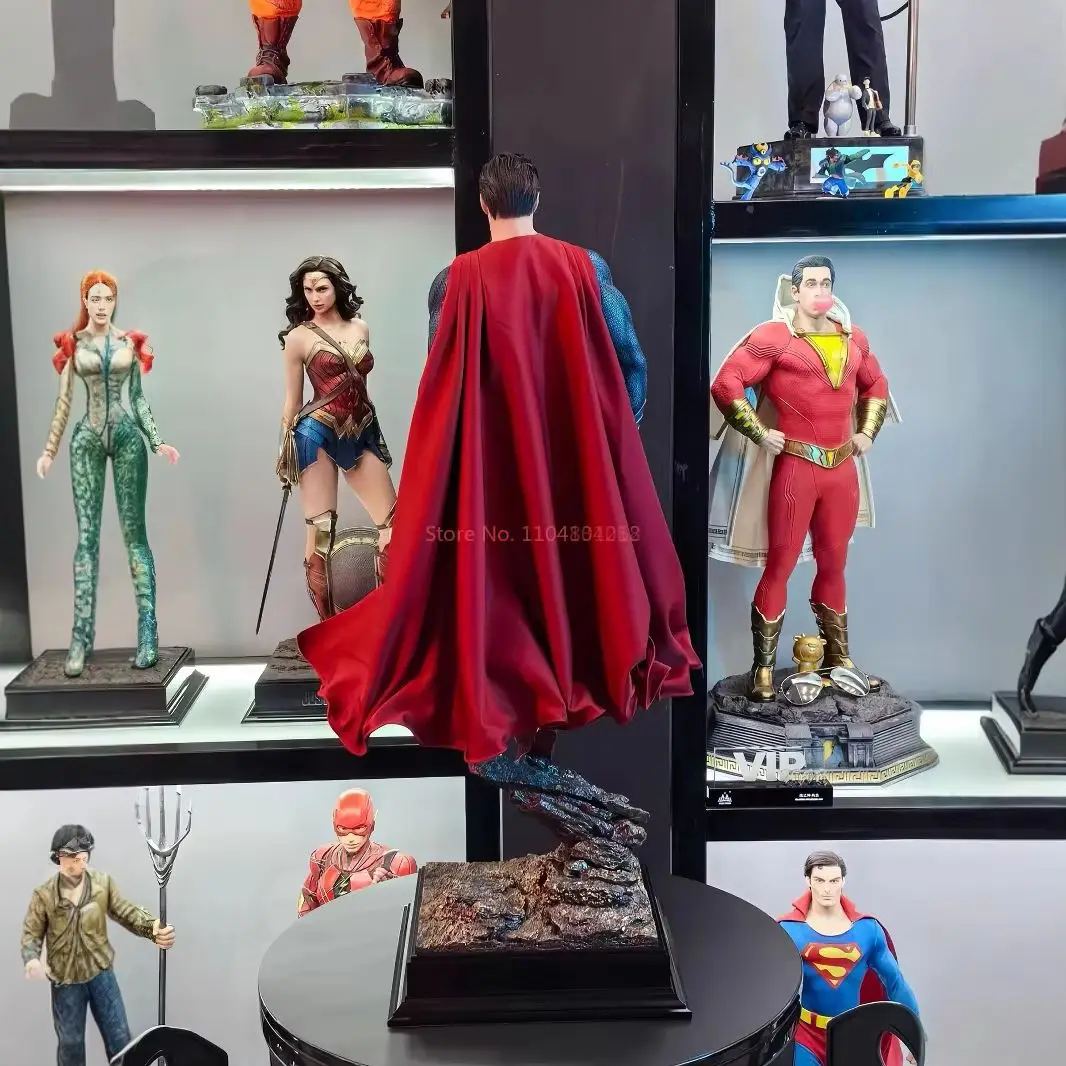 Super คุณภาพสูง Dc Series Justice League Steel Man Superman Gk รูปปั้น Handmade แฟชั่นชุดเครื่องประดับของขวัญวันเกิดของขวัญ
