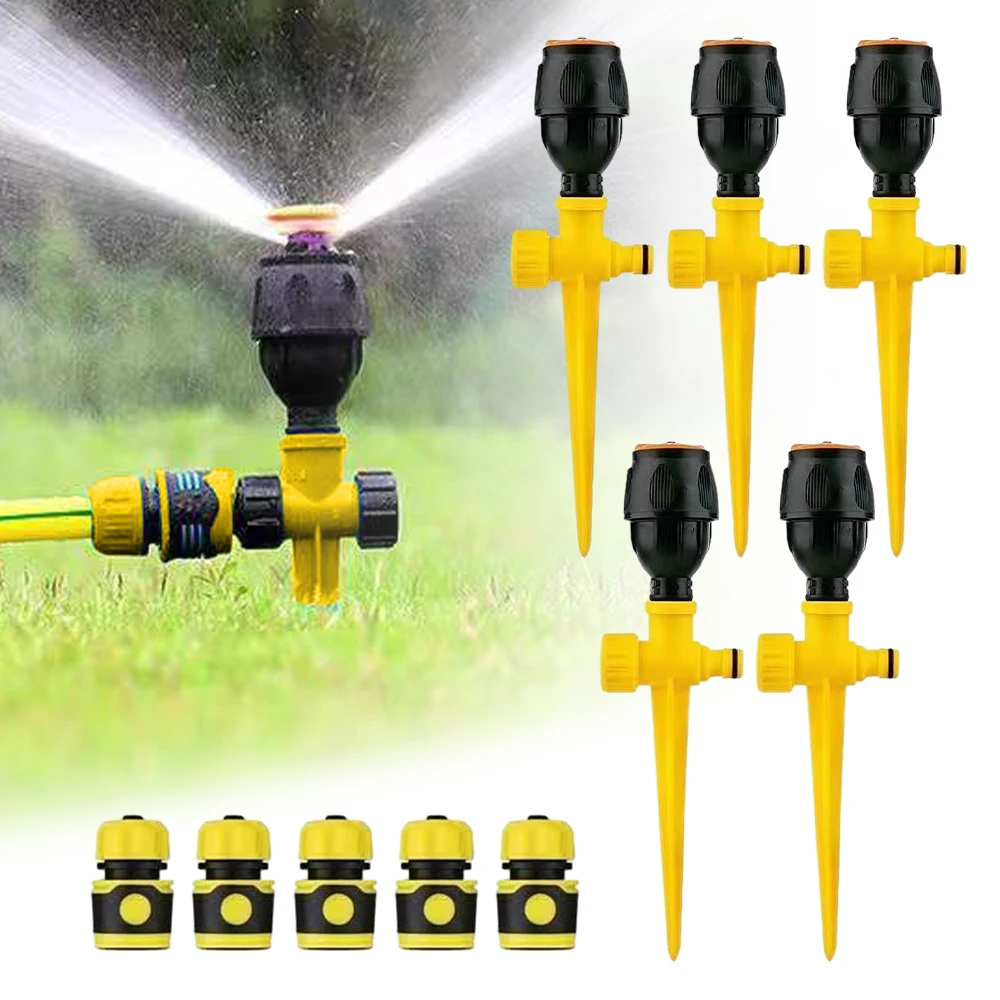 Adjustable All-round Scattering Sprinklers Spraying 360 Degrees Watering Dripper Home Garden Agriculture Irrigation Tool