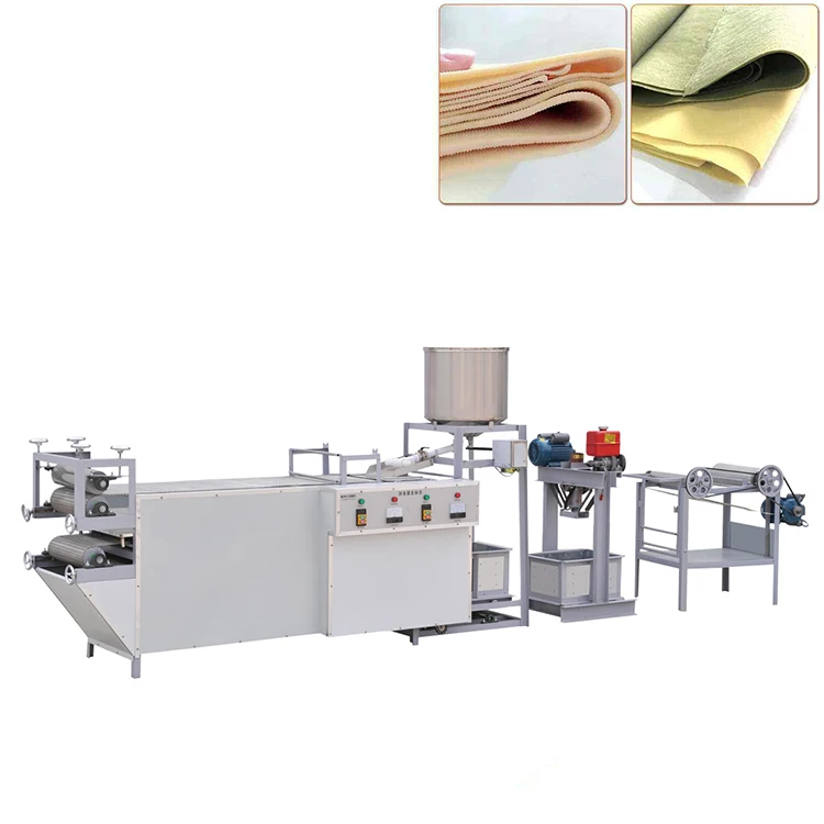 Unique Features Electric Tofu Skin Forming Equipment Thin Sheets Of Bean Curd Making Machine