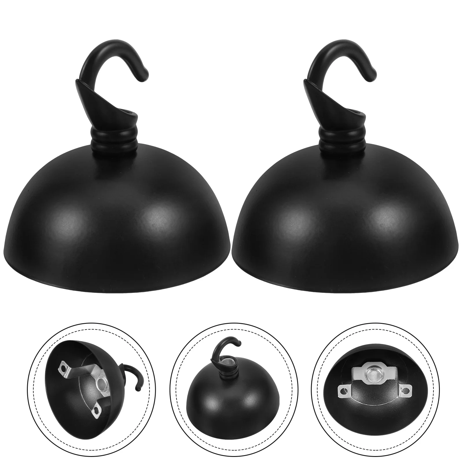

2Pcs Lantern Hook Ceiling Light Canopy Zinc Alloy Pendant Light Cover Plate DIY Chandelier Accessory Easy Install Home Decor