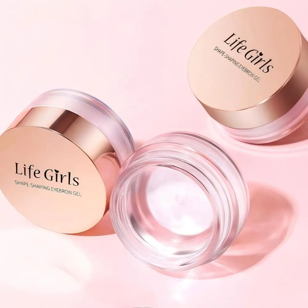 Vida meninas sobrancelha moldar gel com escova textura transparente fácil de aplicar maquiagem de longa duração criar tridimensional selvagem ey