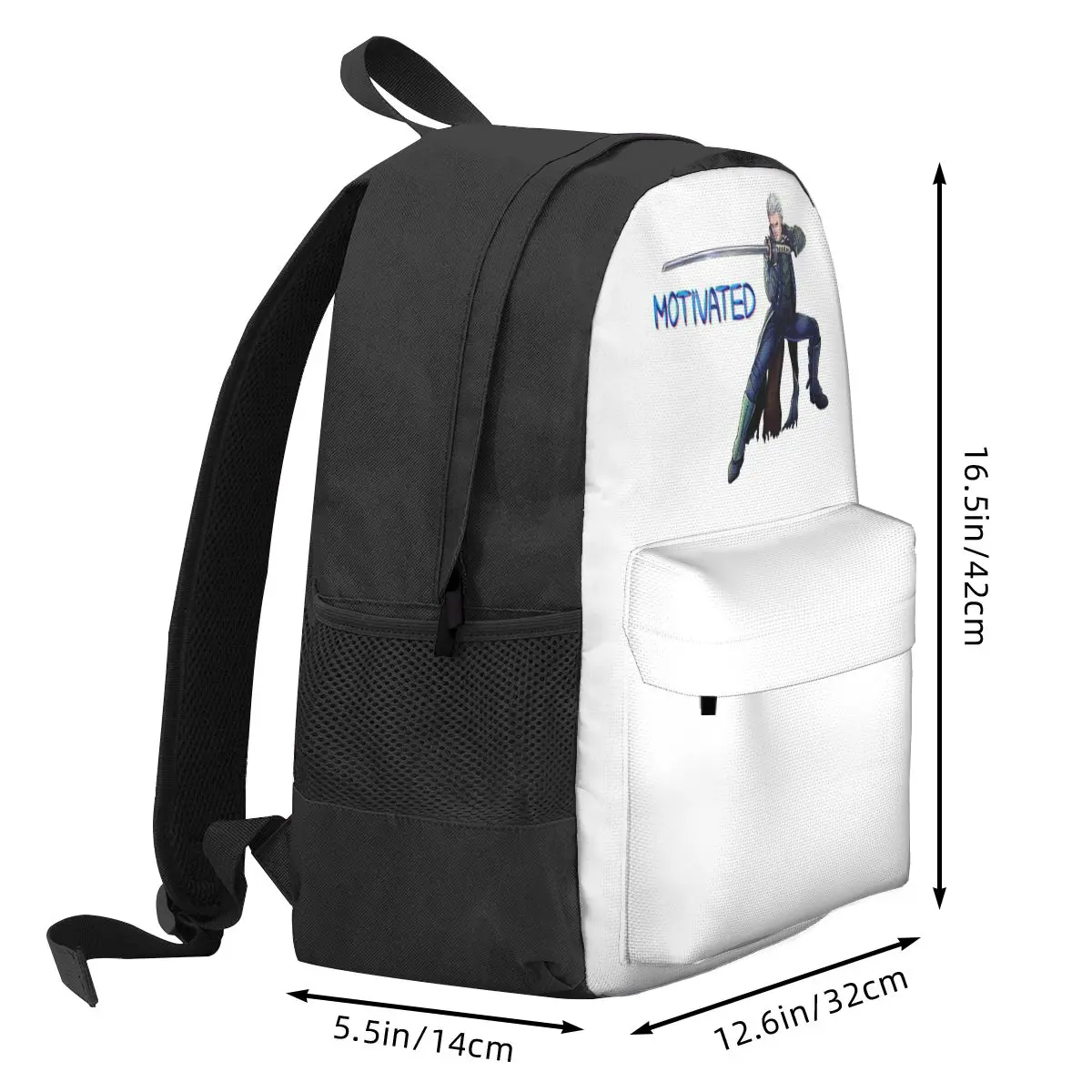 Devil Video Games May Cry Backpack Student BookBag Kids School Bag Computer Shoulder Bags for Men Women